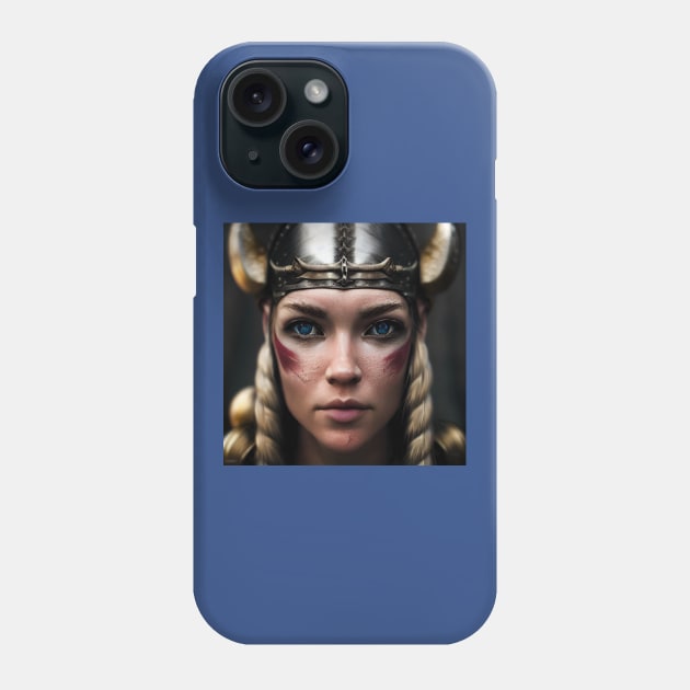 Viking Shield Maiden Phone Case by Grassroots Green