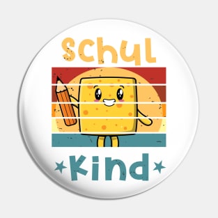 Schulkind 1. Klasse Smile Schulbeginn T shirt Pin