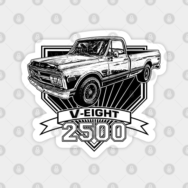 2500 V-eight pickup truck GMC Magnet by CoolCarVideos