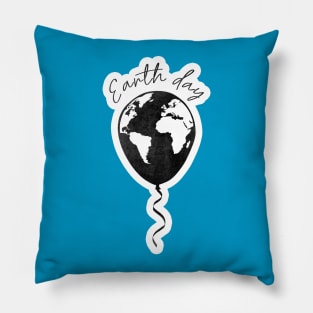 Earth Day Celebration T-Shirt Pillow