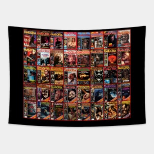 Gorey Movie Magazine Collage Tapestry