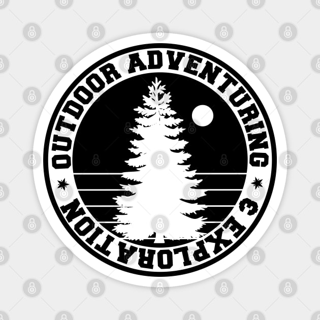 Outdoor Adventuring Logo Magnet by TaliDe