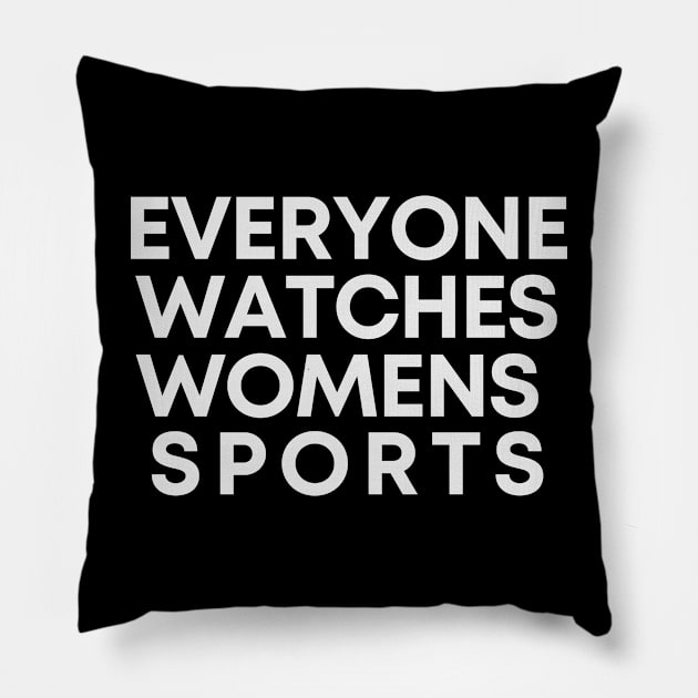 Women's Sports Pillow by hippohost