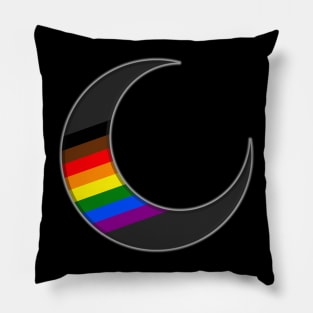 Philadelphia Pride Crescent Moon Pillow