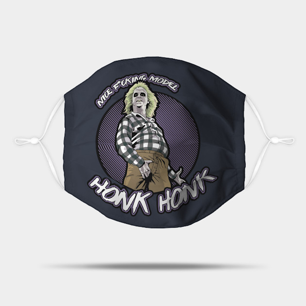 Beetlejuice Honk Honk Amazing Mask Teepublic