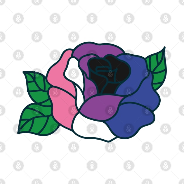 Genderfluid flower by MandyDesigns