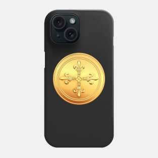 Old French gold coin Phone Case