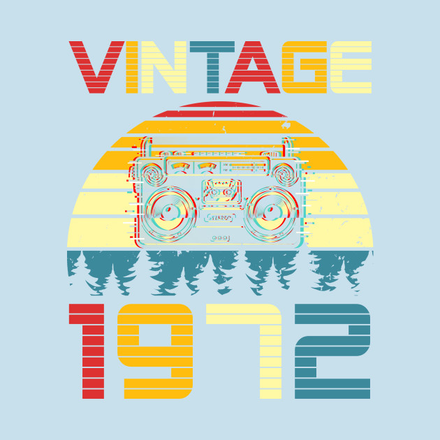 Discover Vintage 1972 - Vintage 1972 - T-Shirt