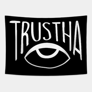 Eye Trustha White Tapestry