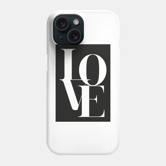 Love 01 Phone Case by froileinjuno