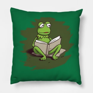 Kermit The Frog relaxing... Pillow