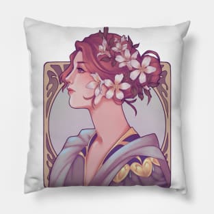 Floral Portrait Pillow