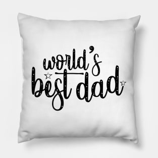 World's Best Dad Pillow