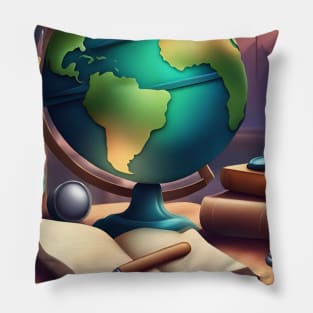 Geography Teacher Pillow