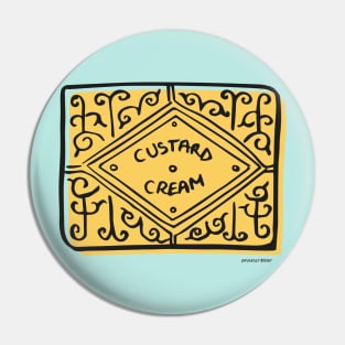 Custard Cream Biscuit Pin