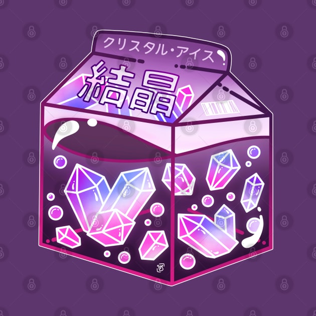 Crystal Ice Milk Carton by heysoleilart