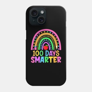 100th Day of School Teacher 100 Days Smarter  BoyGirl Phone Case