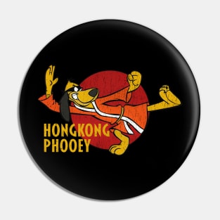 Hong Kong Phooey - Kungfu Grunge Retro Pin