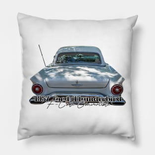 1957 Ford Thunderbird F-Code Convertible Pillow