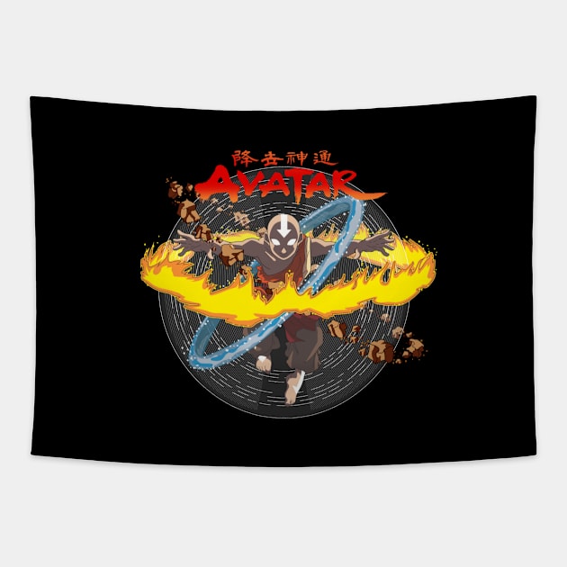 aang avatar mode Tapestry by Mortensen