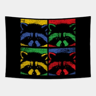 Pop Raccoon Tapestry