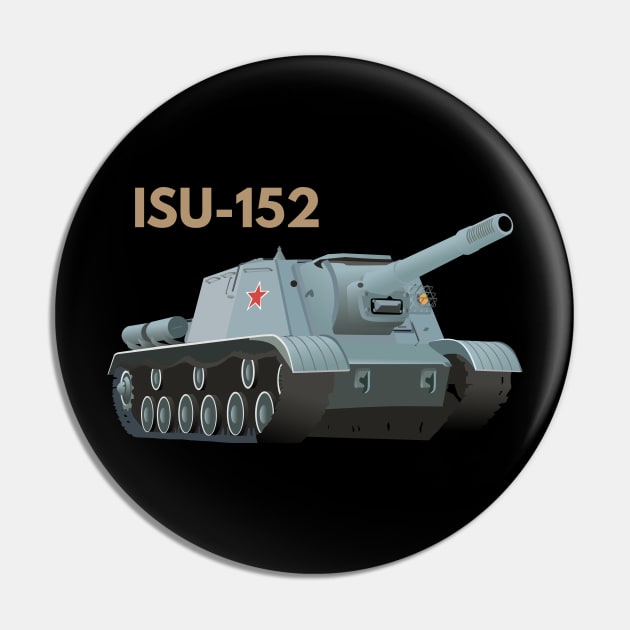 ISU-152 Soviet WW2 Tank Destroyer Pin by NorseTech