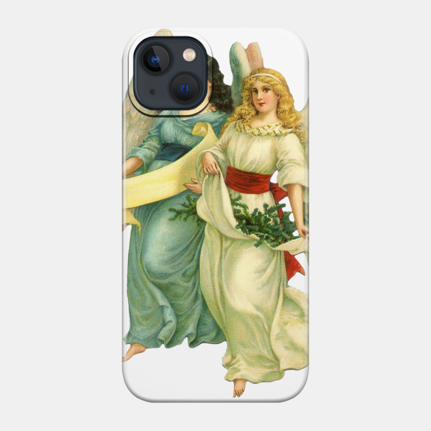 Victorian Christmas Angels - Angels - Phone Case