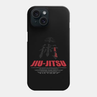 Jiu-jitsu tech word art Phone Case