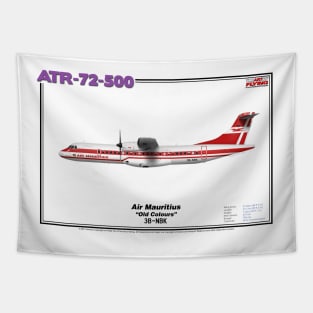 Avions de Transport Régional 72-500 - Air Mauritius "Old Colours" (Art Print) Tapestry