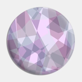 Pretty Pastel Geometric Art Pin