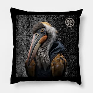 Proud pelican Pillow