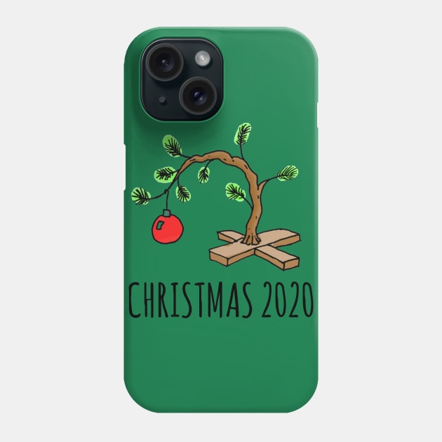 Christmas 2020 Sad Tree Phone Case by Bigfinz