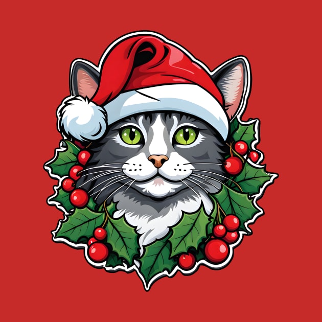 Meow-rry Catmas Coolness by Cool Kawaii Cat