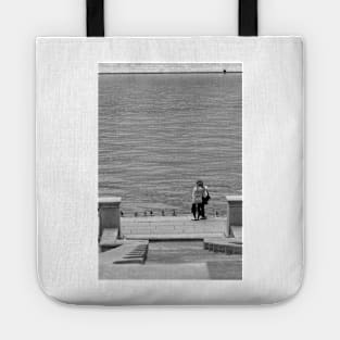 Enamoured Couple on Quay Tote