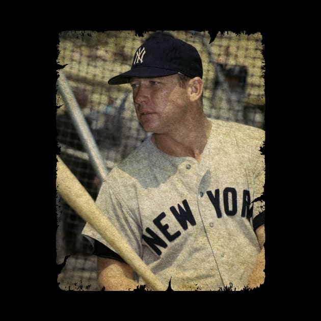 Mickey Mantle in New York Yankees by SOEKAMPTI