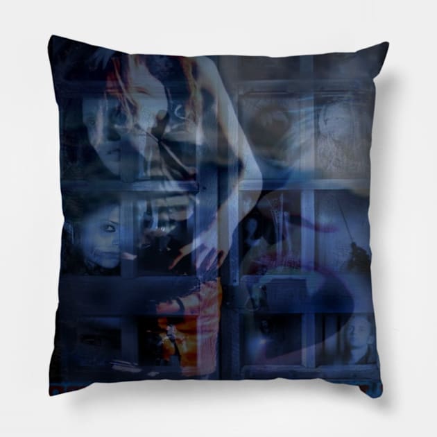 Mystic Demon killer fourth poster Pillow by Fussell Films