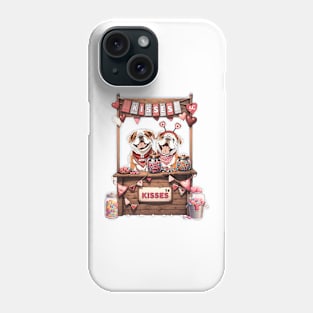 My Bulldog Is My Valentine Phone Case