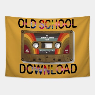 Original Old School Music Download Retro Tape Cassette Tapestry