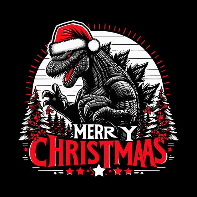 Godzilla - xmas by Rizstor