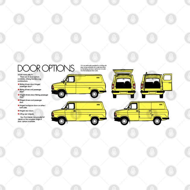 FORD TRANSIT - brochure options by Throwback Motors