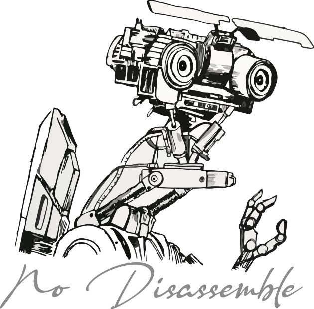 No Disassemble Kids T-Shirt by kiratata