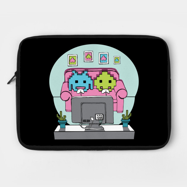 Space Invader Couch Gamers Gamer Gift Gamer Gift Laptop Case