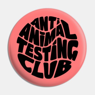 Anti Animal Testing Club Pin