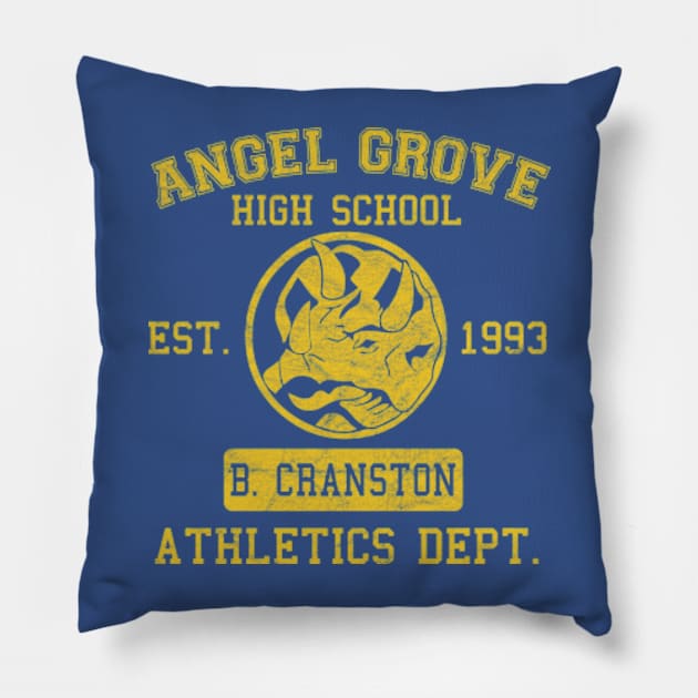 A.G.H.S. (Blue) Pillow by Snomad_Designs