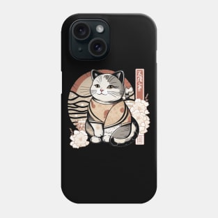 Edo Cat floral Phone Case