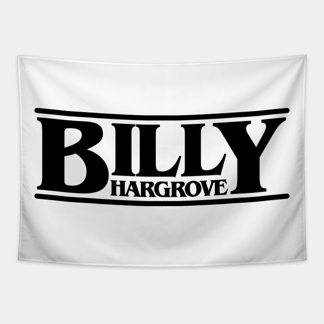 Some Stranger Billy Shirt Full Black Font Tapestry by gastaocared