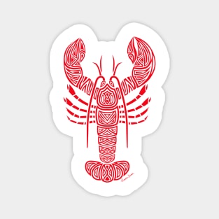 Tribal Maine Lobster Magnet