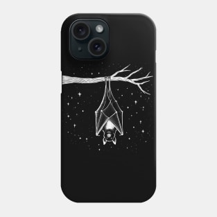 Nocturnal Guardian: Bat Silhouette Phone Case