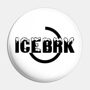 IceBrk Logo (Black) Pin
