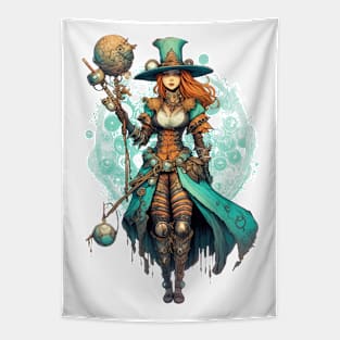 Steampunk Witch #14 Tapestry